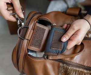 Bolsa de Viaje de Cuero Vacuno con Pelo, Hecha a Medida, Proveedor de Fábrica LHODB-0074 - Product Image 6