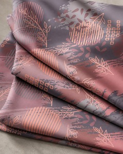 ผ้าเครปเนื้อแบน Al-Ghalia Royal Rawdah Digital Haya Flora พรีเมียม ทอจากเส้นด้ายน้ำหนักเบา 80GSM 40S40S สำหรับใช้ในบ้านและเสื้อผ้า - Product Image 2