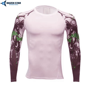 Custom Logo UPF50 Breathable Compression Sports Shirt Wholesale Full Sleeve Rash Guard Factory Price Custom Sublimation - Product Image 4