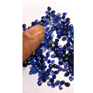 Lot de 740 pierres précieuses en verre saphir bleu de Bangkok, formes ovales 5x3, 4x3, 6x4mm, marquise 6x3, 8x4mm, rondes à facettes 3, 4mm, 295 carats, 177 $ US - Product Image 6