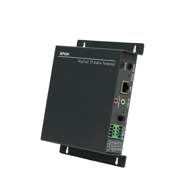 Wall Mount IP Audio Terminal with Stereo 2*10W Amplifier for IP PA Systems