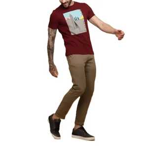 Camiseta de Hombre 100% Algodón, Camiseta de Hombre de Algodón Fresco con Serigrafía Personalizada con el Logotipo de Tu Propia Marca, Manga Corta - Product Image 6