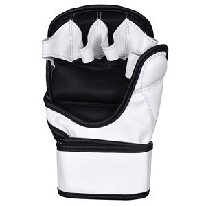 Guantes Profesionales de Entrenamiento y Sparring de MMA, Ligeros, de Cuero Premium, Medios Dedos/Sin Dedos, Cierre de Gancho y Bucle, Impresión Personalizada - Product Image 5