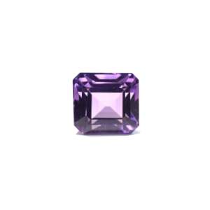 Natural Emerald Cut Amethyst Loose Gemstone 9.45 Carat for Fine Jewelry - Product Image 1