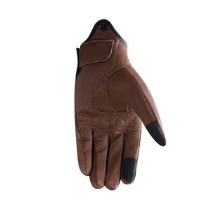 Premium % Leather Custom Waterproof <b>Touch</b> <b>Screen</b> Full Finger Unisex Motorbike <b>Gloves</b> High Quality Reasonable Price Solid - Product Image 5