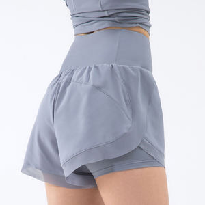 Shorts Deportivos para Mujer, para Fitness, Yoga, Running, Secado Rápido, Transpirables, Ecológicos, Spandex/Poliéster, Corte Regular, Casual - Product Image 2