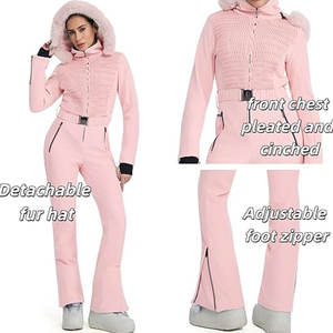 Traje de Esquí de una Pieza, Ajustado, Impermeable, Cortavientos, para Snowboard, Invierno, Aire Libre, Aislado, Mono de Nieve - Product Image 6