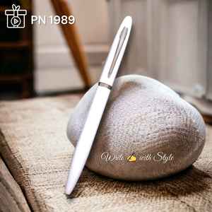 Regalos Empresariales, Bolígrafo con Grabado de Logotipo Personalizado, Diseño de Rayas de Primera Clase, Bolígrafo Clásico de Metal Ecológico para la Firma de Hombres - Product Image 4