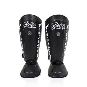 Protège-tibias Fairtex de haute qualité pour entraînement de Muay Thai et Kickboxing, en cuir PU personnalisé, pour MMA professionnel, vente en gros - Product Image 6