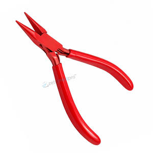 คีมปากแหลมแบบมีโซ่สีแดงพร้อมโลโก้สั่งทำพิเศษ สำหรับงานทำเครื่องประดับ ปลายแหลมละเอียด ยี่ห้อ ZETOMED PRO ผลิตจากสแตนเลสคุณภาพสูง รับผลิตแบบ OEM - Product Image 4