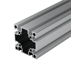 6060 M6 Profilé carré en alliage d'aluminium à rainures en T pour équipements d'automatisation modulaire, tables de travail, salles blanches, découpe personnalisable - Product Image 1