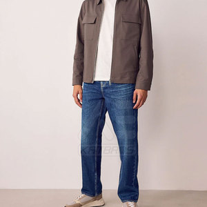 Best Selling High Quality Men's Straight Casual Canvas Mid Rise Breathable Eco-Friendly <b>Jeans</b> Pant Quick Dry Online Sale - Product Image 4