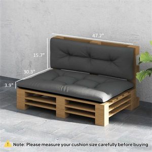 Cuscini a righe per panche da esterno per campeggio, camere da letto e hotel - Product Image 2