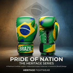 Guantes de Boxeo con la Bandera de Brasil, Cierre de Velcro, Dedos Completos, Ligeros, Transpirables, Equipo de Entrenamiento para Adultos Unisex - Product Image 2