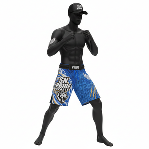 Pantalones Cortos Personalizables para Karate, MMA, Jiu Jitsu y Muay Thai, Unisex, Elásticos, de Secado Rápido y Transpirables - Product Image 1