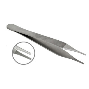 Pinces à pansements Adson de qualité supérieure en acier inoxydable, finition lisse - Product Image 4
