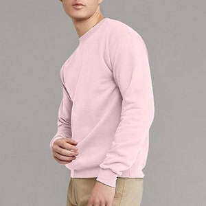 Sweat-shirt à col rond en polaire pour homme, disponible en grandes tailles, confort premium, sweat-shirt léger en mélange de coton, pull décontracté - Product Image 3
