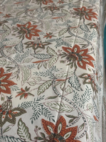 Nappe en coton à imprimé floral classique, lavable, décoration d'intérieur, nappe à motifs imprimés