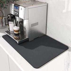 <b>Kitchen</b> Countertop Coffee Bar Draining <b>Mat</b> Water Absorbent Pad Diatomite Drying Dishes Eco-Friendly Custom Size Modern <b>Mat</b> - Product Image 1