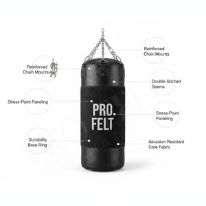 Saco de Boxeo Profesional Personalizado, Resistente al Agua, para Interiores y Exteriores, para Entrenamiento de Boxeo, MMA, Kickboxing y Fitness - Product Image 2