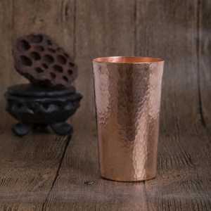 Taza de Cobre Ecológica Personalizada, Taza de Latón Martillado Vintage para Moscow Mule, Cerveza, Café, Uso Doméstico y de Vino, Artesanía MS - Product Image 1