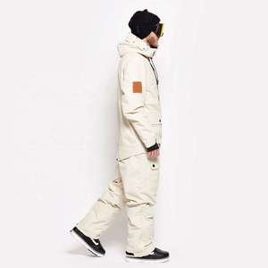 Traje de Esquí Profesional Impermeable para Hombre, Conjunto de Chaqueta y Pantalones Térmicos para Snowboard con Capucha de Piel Sintética - Product Image 2