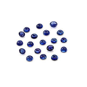 Zafiro azul natural sin tratar, cabujón calibrado de 3.5 mm, piedra preciosa de zafiro azul natural suelta para la fabricación de joyas - Product Image 5