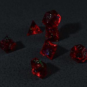 Approvisionnement mondial en dés en résine en vrac, dés polyédriques en résine pour jeux de table professionnels DND RPG, équipement de jeu en gros - Product Image 1