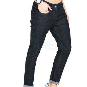 WASI SPORTS Comfortable Lightweight Cotton <b>Jeans</b> Pants Durable Stitching <b>Elastic</b> Waistband Eco-Friendly for Everyday Activities - Product Image 3