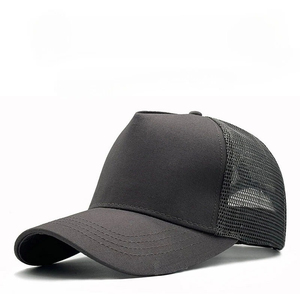 Casquette Trucker en Maille 5 Panneaux, Casquettes Trucker Unies pour Hommes, Grande Taille, Logo Personnalisé, Casquettes Trucker de Haute Qualité pour Hommes FABRIQUÉES PAR HS - Product Image 2