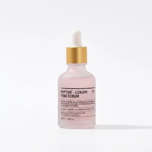 Suero Coreano con Péptidos y Vitamina B12, Suero Rosa Reafirmante, Voluminizador e Hidratante Profundo para la Piel, Suero de Lujo K-Beauty 50ml - Product Image 1