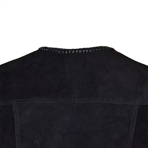 Chaleco de Motocicleta de Cuero de Gamuza para Hombre, Chaleco Protector para Motociclistas, Chaleco de Seguridad para Motocicleta con Armadura - Product Image 2