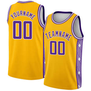 Maillot de basket-ball personnalisé noir, rouge et blanc avec lignes abstraites sur les côtés, édition authentique City - Product Image 6