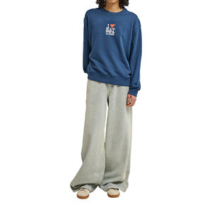 Sudaderas de Invierno para Mujer, Manga Larga, Cuello Redondo, Gruesas, Transpirables, con Diseño de Insignia en la Parte Delantera - Product Image 1