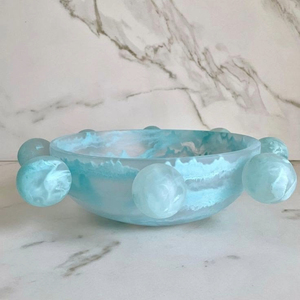 Tazón de Resina para Servir, Estilo Imperial, Efecto Mármol Moderno, Resistente al Calor, Sin Recubrimiento, para Fiestas y Bodas - Product Image 6
