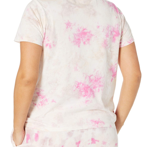 Camisetas Tie Dye Personalizadas Ecológicas y Transpirables de Manga Corta con Cuello Redondo para Mujer - Ropa Casual Urbana con Colores y Diseños Personalizados al por Mayor - Product Image 6