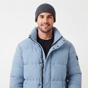 Veste longue matelassée pour homme, chaude et épaisse, idéale pour l'hiver, vente en gros - Product Image 5