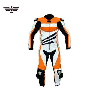 New Arrival Custom Premium Men's Motorcycle Racing Suit Leather <b>Waterproof</b> Armor <b>One</b> Piece Full Sleeve <b>All</b> Seasons - Product Image 6