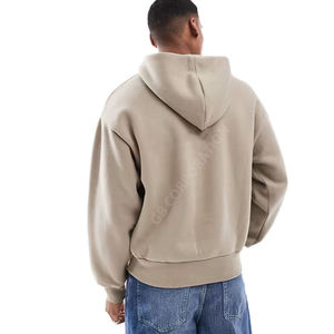 Sudadera con capucha de algodón de gran tamaño para hombre, Sudadera con capucha con logotipo personalizado de fábrica, estilo callejero, sudaderas con capucha y hombros caídos - Product Image 2