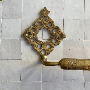 Vintage Wall Mount Gold Plated Brass <b>Bathroom</b> Towel Rack Luxury Golden Towel Bar Holder for Bath Shower Durable Rust-Resistant - Product Image 2
