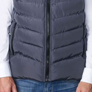 Chaleco de Plumón sin Mangas para Hombre con Logotipo Personalizado, Chaleco Abrigado, Chaleco de Plumón Transpirable para Invierno, Chaleco Acolchado para Hombre, OEM - Product Image 4