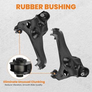 2 bras de suspension inférieurs avant pour Ford F 150 Expedition 2009-2013, côté gauche et droit - Product Image 4