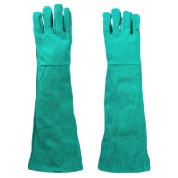 Gants de sécurité en cuir de vachette renforcé pour le soudage, résistants à la chaleur et au feu, pour la protection des mains, fabriqués au Pakistan