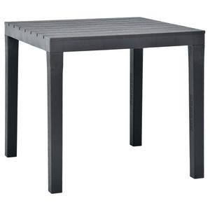 Ensemble de jardin en plastique anthracite de moyenne durabilité, un ajout durable et élégant à votre espace extérieur - Product Image 3