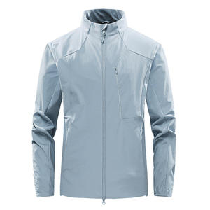 Unisex <b>Reflective</b> Breathable Windproof Lightweight 100% Polyester <b>Cycling</b> <b>Jacket</b> for Running and Bike - Product Image 2