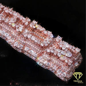 Colgante de Lujo AK47 con Moissanita VVS Cultivada en Laboratorio, Plata 925, Certificado GIA, Chapado en Oro Rosa y Rodio, Joyería Hip Hop para Hombre - Product Image 5