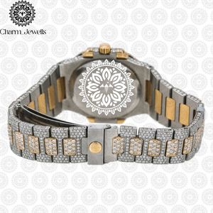 Montre Tonneau de Luxe Charm_Jewells en Acier Inoxydable 40mm, Analogique à Quartz, Lunette Sertie de Diamants, Unisexe, Tendance - Product Image 5