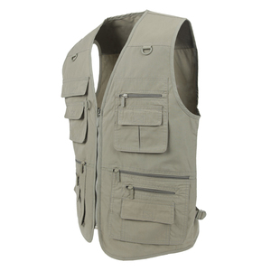 Nouveau gilet cargo tendance pour homme, grande taille, respirant, tactique, utilitaire, en maille, avec plusieurs poches - Product Image 6