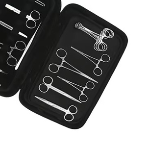 Juego de instrumentos veterinarios para rumenotomía con pinzas Vulsellum y ganchos de fijación, manual, de acero inoxidable - Product Image 4