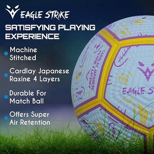Fabricante de Balones de Fútbol Personalizados OEM, Balón de Fútbol de Alta Calidad para Entrenamiento y Partidos, Balón de Fútbol Eagle Strike Talla 5 - Product Image 4
